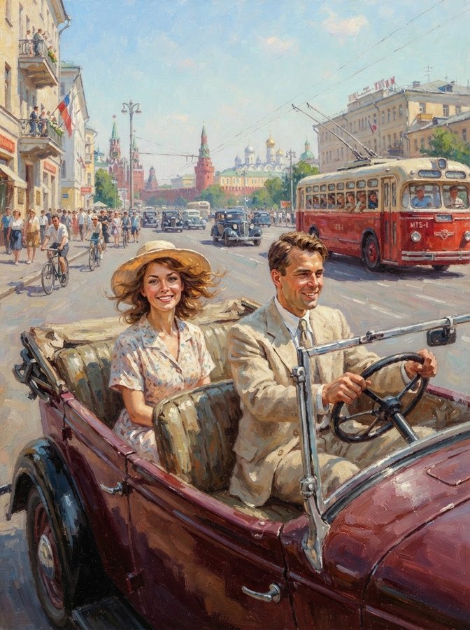Портрет в стиле «Москва 30-х»