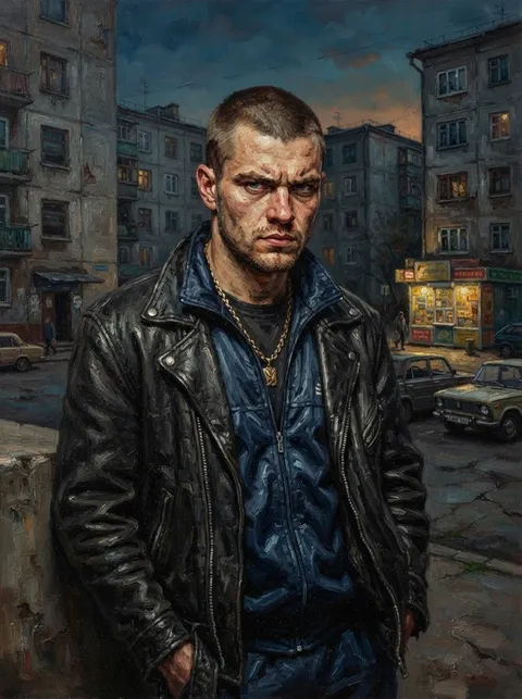 Портрет в стиле «Лихие 90-е»