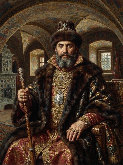Портрет в стиле «Боярин»