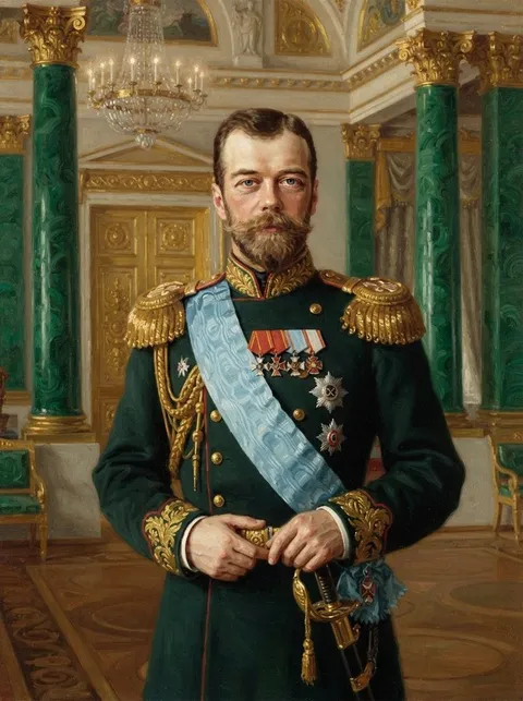 Портрет в стиле «Государь в Зимнем дворце»