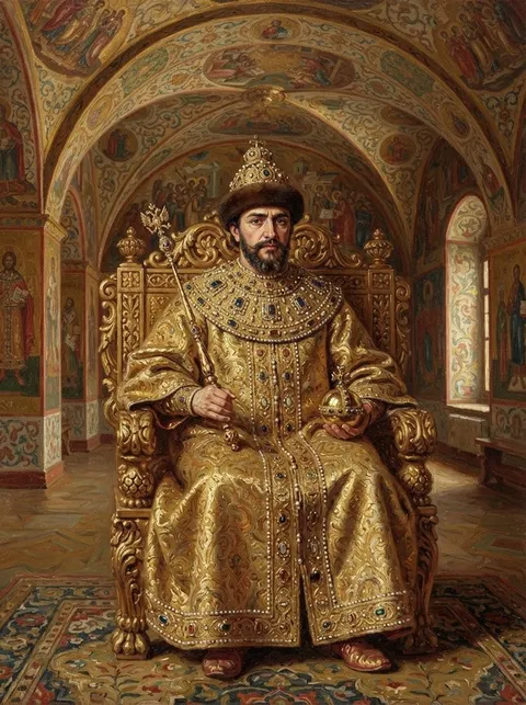 Портрет в стиле «Московский царь»