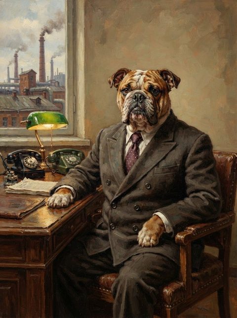 Портрет в стиле «Хвостатый директор»